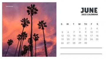 June Calendar Background HD Net