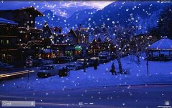 Snow Night City Live Wallpaper Android Apps On Google Play