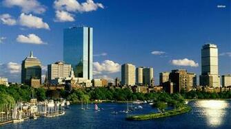 Boston Skyline Wallpaper HD Early