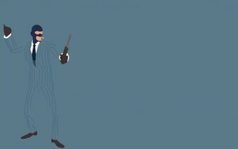 Tf2 Blu Spy Minimalist Wallpaper By Bohitargep