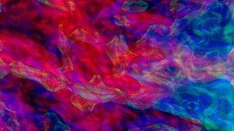 Blue Pink Liquid Trippy Acid Colors Wallpaper