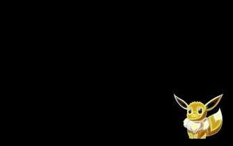 Pokemon Eevee Simple Background Black Animation HD