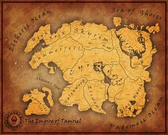 Tamriel Map Wallpaper Image