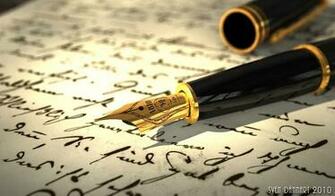Gold Nib Fountain Pen Wallpaper