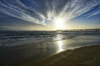 Sunset At Venice Beach Ca March HD Wallpaper