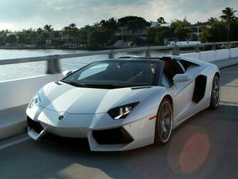Lamborghini Aventador Roadster Supercar Silver R Wallpaper