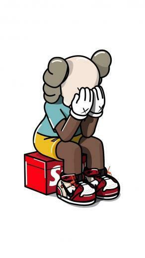 Nothing Hypebeast iPhone Wallpaper Kaws