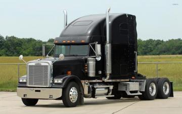 Freightliner Black Truck Wallpaper Car