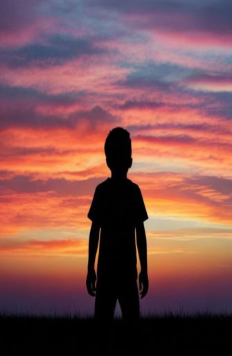 Shadow Boy Sunset Wallpaper