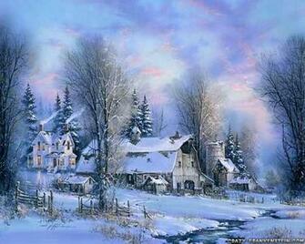 Country Side Of Life Barn Cold Evening Farm Fences