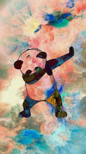 Fortnite Wallpaper Illustration Description iPhone Dabbing Panda