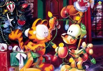 Windows Lisisoft Comgarfield Christmas Wallpaper