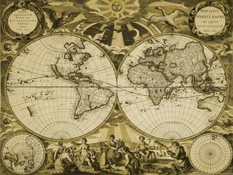 Old World Map Desktop Wallpaper At Wallpaperbro