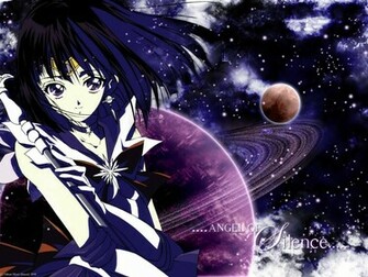 Sailor Saturn Japanese Moon Wallpaper