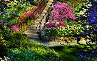 Garden Computer Wallpaper Desktop Background Id
