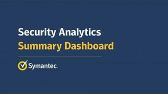 Security Analytics Key Features Symantec