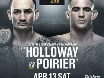 Ufc Holloway Vs Poirier Sat Apr