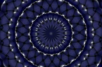 Blue Kaleidoscope Wallpaper HD