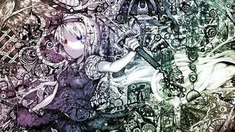 Abstract Touhou Wallpaper Konpaku Youmu