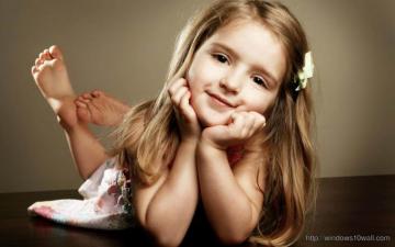 So Sweet Cute Baby Girl Wallpaper