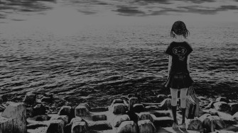 Black And White Anime Wallpaper