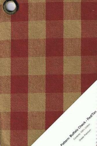 Red Buffalo Check Fabric For