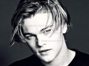 Leonardo Dicaprio White Blue Young Man