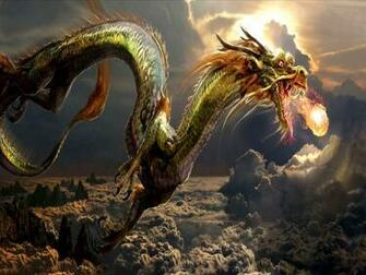 The Dragon Pearl Dragons Wallpaper
