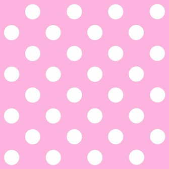 Pink And White Polka Dots Pattern Clip Art