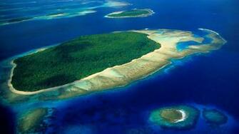 Paradise Islands Wallpaper Stock Photos