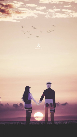 Hinata And Naruto Aesthetic Anime iPhone Wallpaper