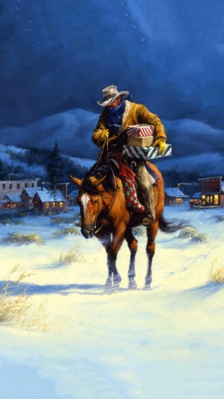 Cowboy Christmas Wallpaper Discover More