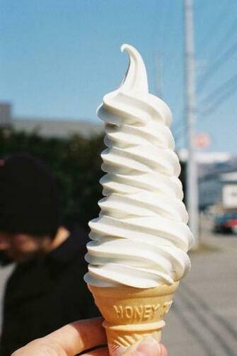 Vanilla Ice Cream Cone Wallpaper