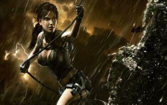Gorgeous Lara Croft In Tomb Raider Underworld Wallpaper