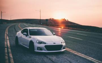 Subaru White Car 4k Ultra HD Wallpaper Background Image