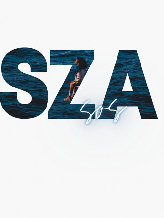 Sza Sos Album Cover Sticker By Jackiedelo