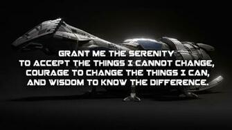 Full Serenity Prayer Wallpaper Ship Edition