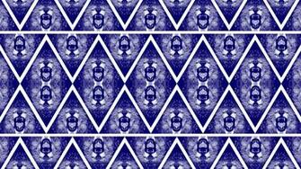 Blue Lion Triangle Bandana Pattern Wallpaper By Cugini