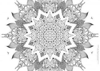 Advanced Mandala Coloring S Image Pictures