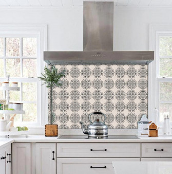 Vinyl Wallpaper Kitchen Backsplash HD Picture Image