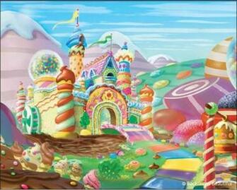 Candyland Wallpaper Castl Backdrop