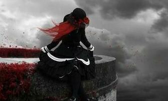 Bigger Gothic Wallpaper Girl For Android Screenshot