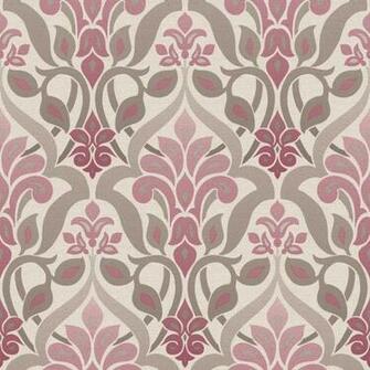 Beacon House Fusion Purple Ombre Damask Wallpaper The