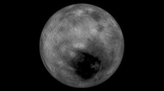 Space Image Flying Over Charon