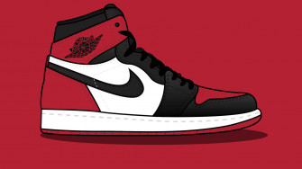 Caption Exquisite Jordan Shoes In 4k Resolution