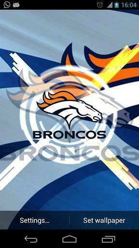 Bigger Denver Broncos Live Wallpaper For Android Screenshot