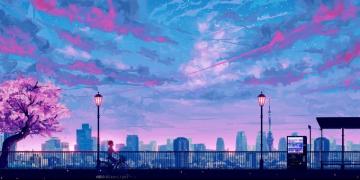 90s Anime Aesthetic Laptop Wallpaper