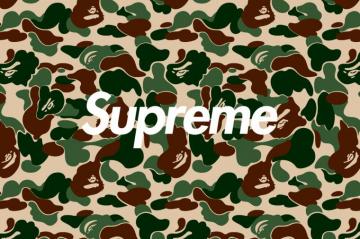 Hypebeast Wallpaper High Quality Resolution Bape X Supreme Camo