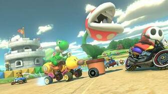 Mario Kart Desktop Wallpaper Of Video Game
