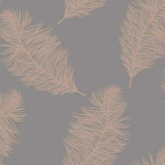 Fawning Feather Wallpaper Rose Gold Grey Holden Amazon